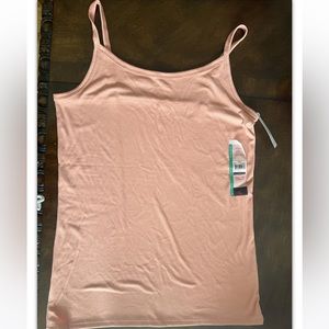 NO BOUNDARIES JUNIORS RIB CAMI FITTED STRETCH TERRACOTTA XL (15-17) new